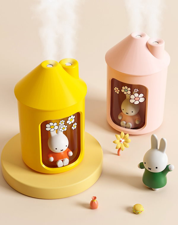 miffy ひんやり ミッフィー 加湿器 ダブルスプレーミスト 500ml 【ブルー】