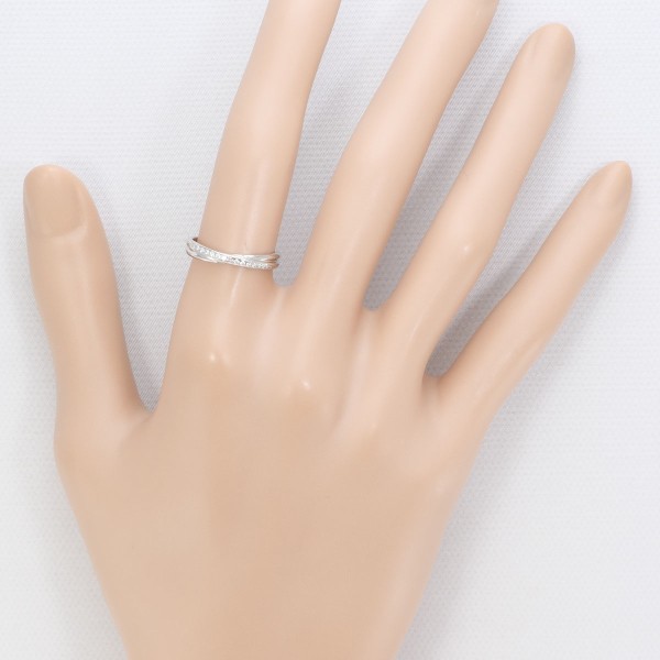 PT900 プラチナ リング 指輪 10号 ダイヤ ピンクダイヤ 計0.08