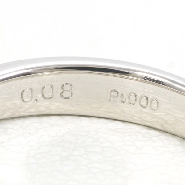PT900 プラチナ リング 指輪 10号 ダイヤ ピンクダイヤ 計0.08
