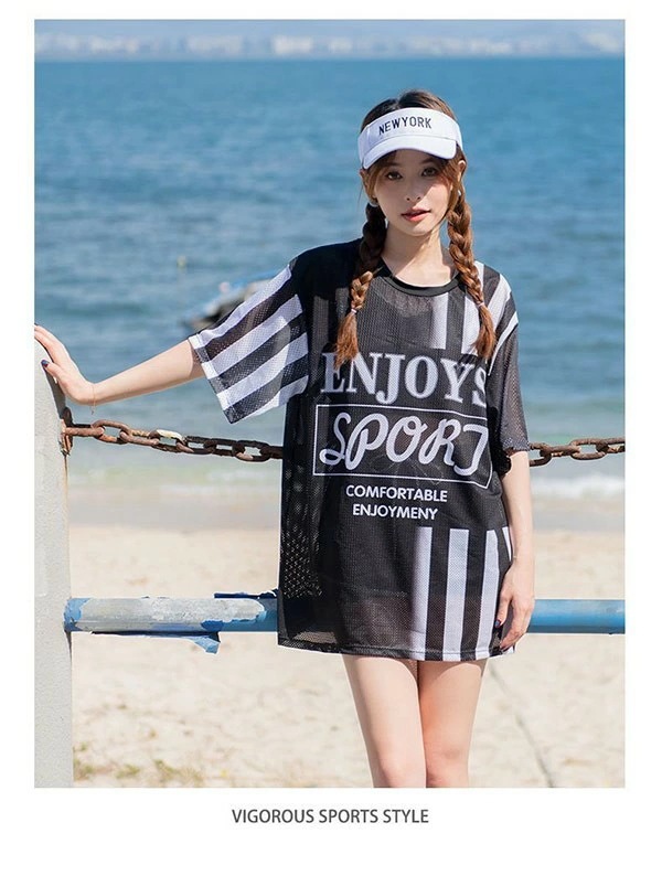 タンキニ水着 スポーツ風 一体型の三点セット 服みたいな レディース セクシー シンプル ワイヤーなし パッド付 写真映え 撮影用 海 夏 サマー プール リゾート かわいい 旅行 温泉 大人 df0