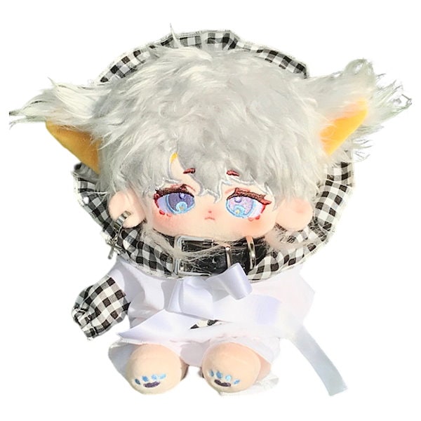 Qoo10] ウサギの耳付け男の子 ぬいぐるみ 20c