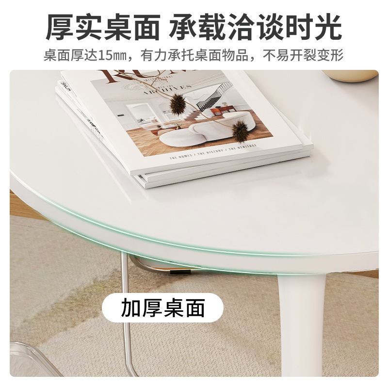 コーヒーテーブルリビングルーム家庭用チューリップミルクティーショップコーヒーテーブル交渉ダイニングテーブルレセプションシンプルカジュアルラウンドテーブル コーヒーテーブルリビングルーム家庭用チューリップミルクティーショップコーヒーテーブル交渉ダイニングテーブルレセプションシンプルカジュアルラウンドテーブル