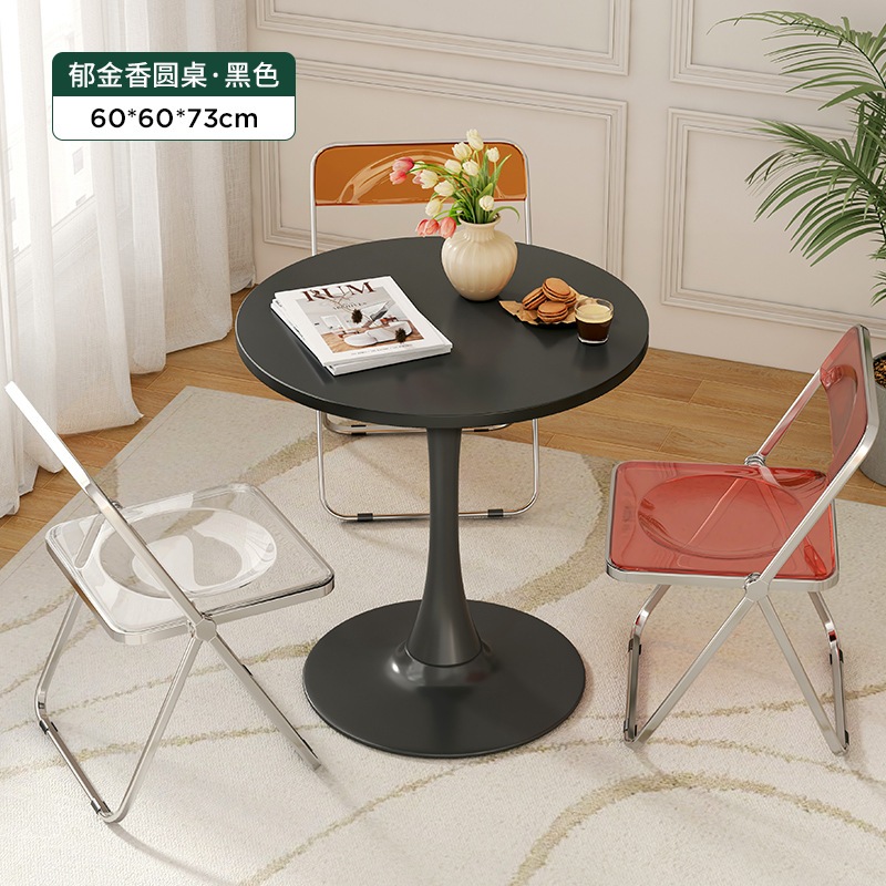 コーヒーテーブルリビングルーム家庭用チューリップミルクティーショップコーヒーテーブル交渉ダイニングテーブルレセプションシンプルカジュアルラウンドテーブル コーヒーテーブルリビングルーム家庭用チューリップミルクティーショップコーヒーテーブル交渉ダイニングテーブルレセプションシンプルカジュアルラウンドテーブル