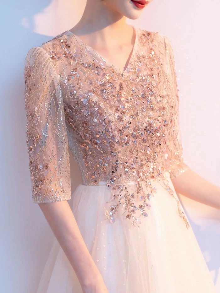 新品入荷 ドレス 大人 ピアノ 発表会 演奏会用ドレス 演奏会 イブニングドレス 結婚式 母親 ピアノ発表会 中学生 パーティードレス 発表会ドレス キラキラ ロングドレス ミモレ丈 ショート丈 高校_4