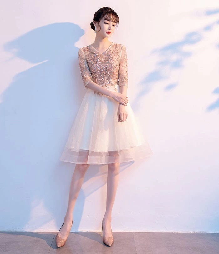 新品入荷 ドレス 大人 ピアノ 発表会 演奏会用ドレス 演奏会 イブニングドレス 結婚式 母親 ピアノ発表会 中学生 パーティードレス 発表会ドレス キラキラ ロングドレス ミモレ丈 ショート丈 高校_6