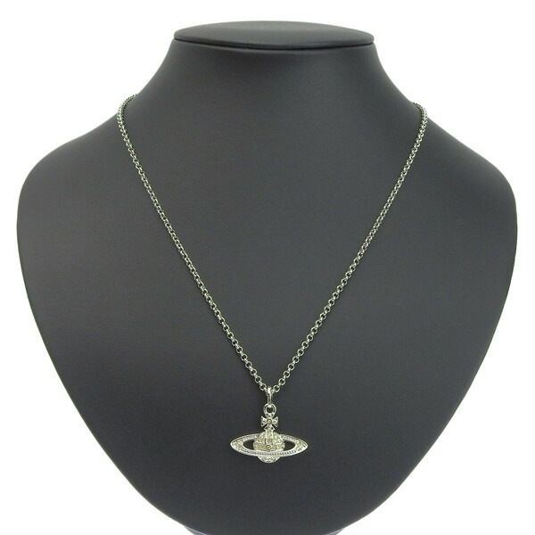ヴィヴィアンウエストウッド アクセサリー レディース ネックレス シルバー MINI BAS RELIEF PENDANT 6302008602P337CN VIVIENNE WESTWOOD