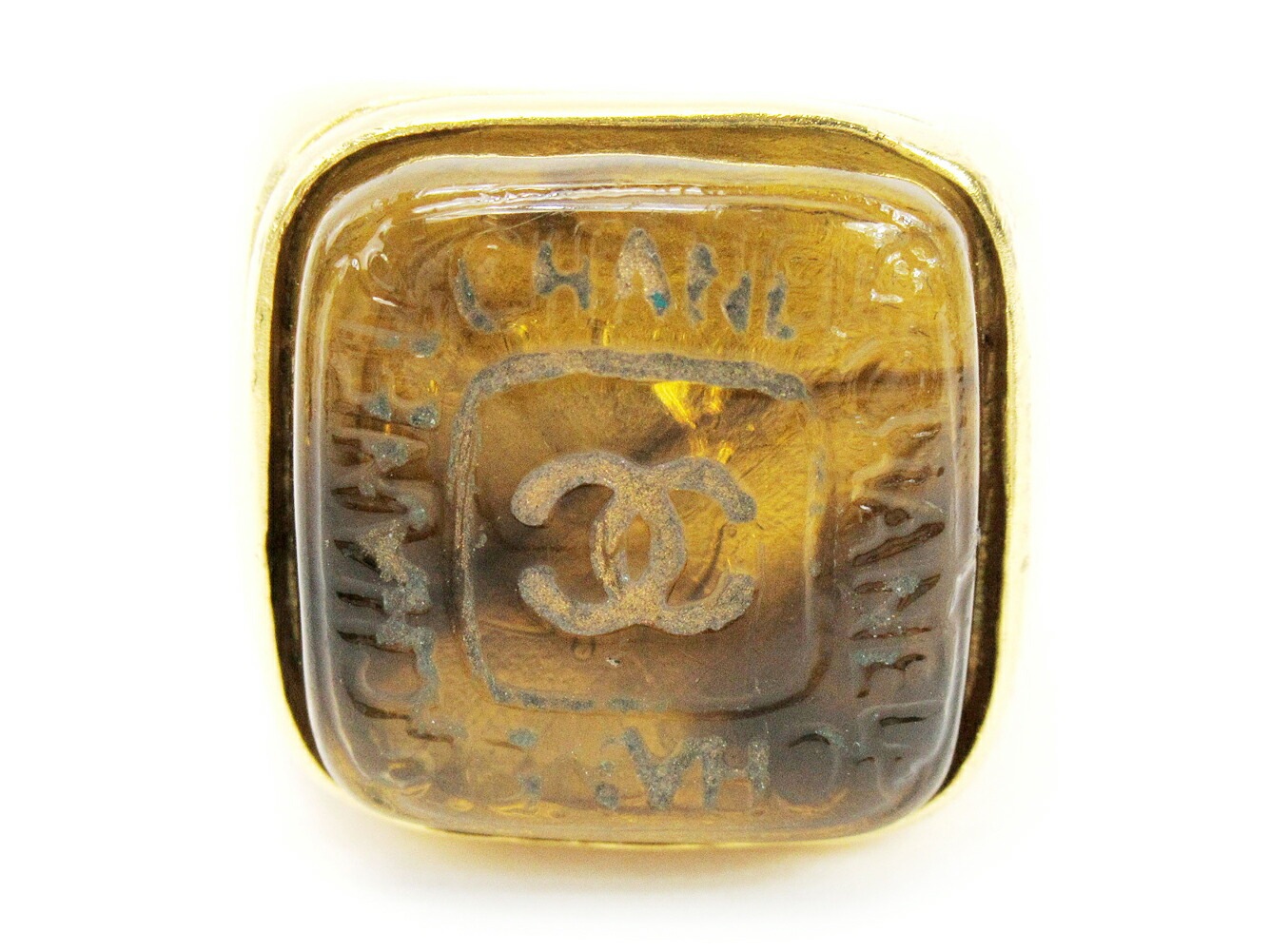 指輪 リング ココマーク ゴールド 中古