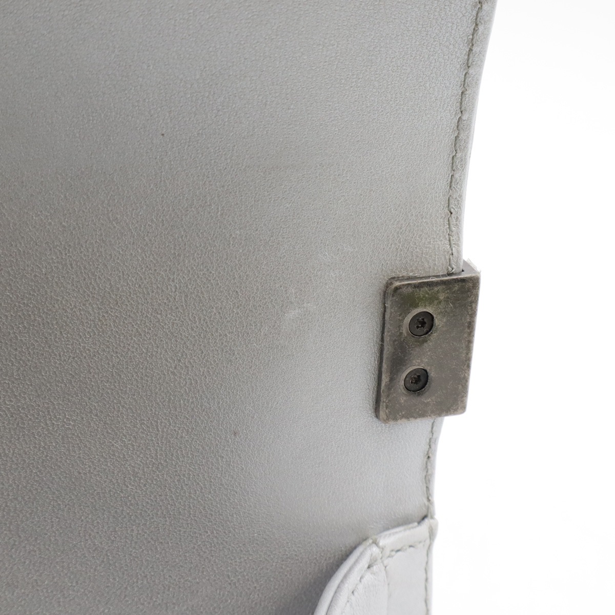 ボーイシャネル ココマーク チェーンショルダー ショルダーバッグ ポシェット 斜め掛け ガルーシャ メタリックレザー シルバ ボーイシャネル ココマーク チェーンショルダー ショルダーバッグ ポシェット 斜め掛け ガルーシャ メタリックレザー シルバ