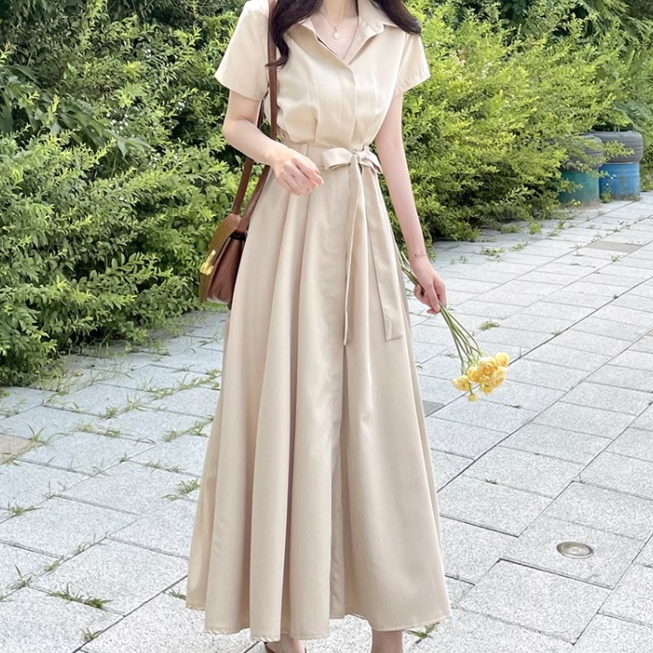 レディース スカート ワンピース シャツワンピ 前開き ロングスカート ロング 半袖 襟付き リボン ウエストマーク ウエストリボン ハイウエスト ボタン かわいい 大人可愛い きれいめ シンプル レディース スカート ワンピース シャツワンピ 前開き ロングスカート ロング 半袖 襟付き リボン ウエストマーク ウエストリボン ハイウエスト ボタン かわいい 大人可愛い きれいめ シンプル
