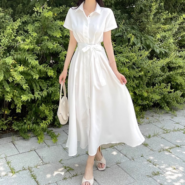 レディース スカート ワンピース シャツワンピ 前開き ロングスカート ロング 半袖 襟付き リボン ウエストマーク ウエストリボン ハイウエスト ボタン かわいい 大人可愛い きれいめ シンプル レディース スカート ワンピース シャツワンピ 前開き ロングスカート ロング 半袖 襟付き リボン ウエストマーク ウエストリボン ハイウエスト ボタン かわいい 大人可愛い きれいめ シンプル