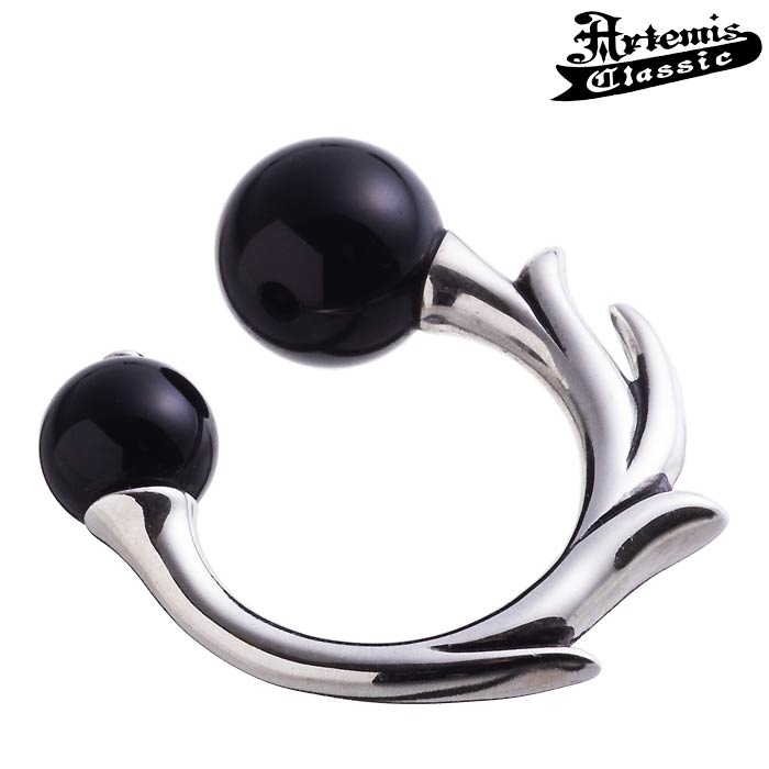 アルテミスクラシック Artemis Classic オニキス ボール シルバー イヤー カフ ACE0152