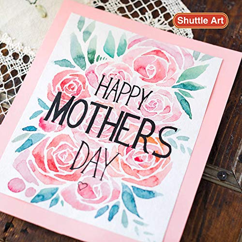 Shuttle Art 水彩絵の具 36色セット 透明水彩 12ml チューブ 大人の塗り絵 水彩画 お絵描き 美術 画材セット 学校用 幼稚園 初心者 専門家 プレゼント