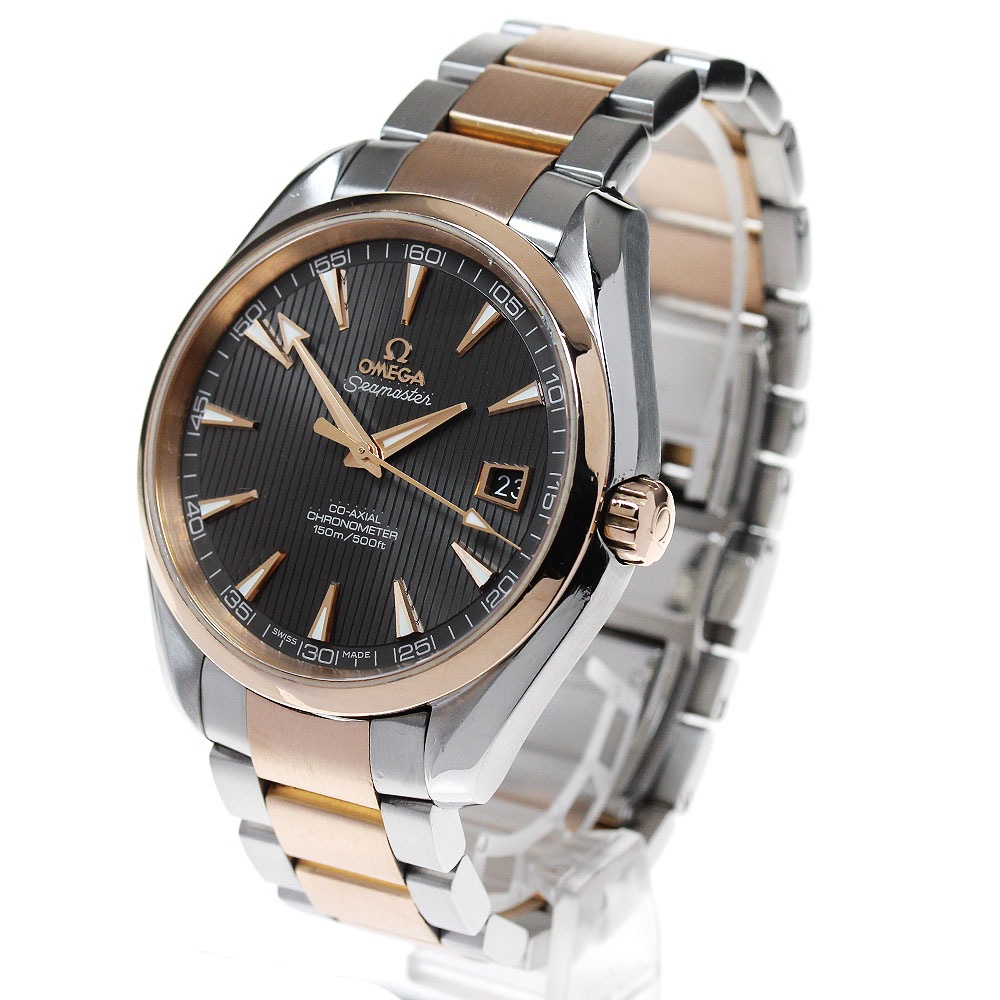 オメガ OMEGA 231.20.42.21.06.001 シーマスター 150M アクアテラ デイト 自動巻き メンズ _846027【中古】 オメガ OMEGA 231.20.42.21.06.001 シーマスター 150M アクアテラ デイト 自動巻き メンズ _846027【中古】