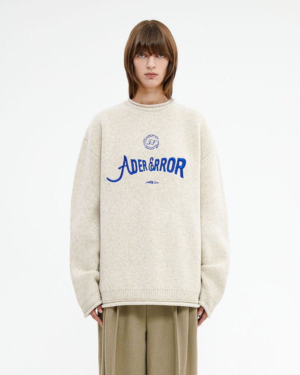 Qoo10] アーダーエラー Verif logo knit