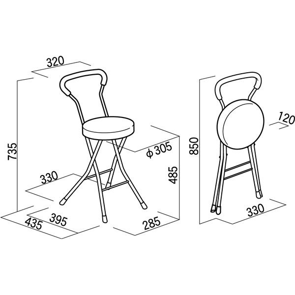 折りたたみ椅子 ブラウンブラ... : 家具・インテリア 4脚セット 大人気特価