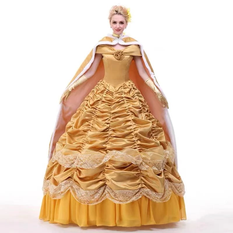 ラ ベル ドレス 衣装 コスプレ 美女と野獣 プリンセス コスチューム 大人 レディース ハロウィン 仮装 成人 コス 衣装 ラ ベル ドレス 衣装 コスプレ 美女と野獣 プリンセス コスチューム 大人 レディース ハロウィン 仮装 成人 コス 衣装