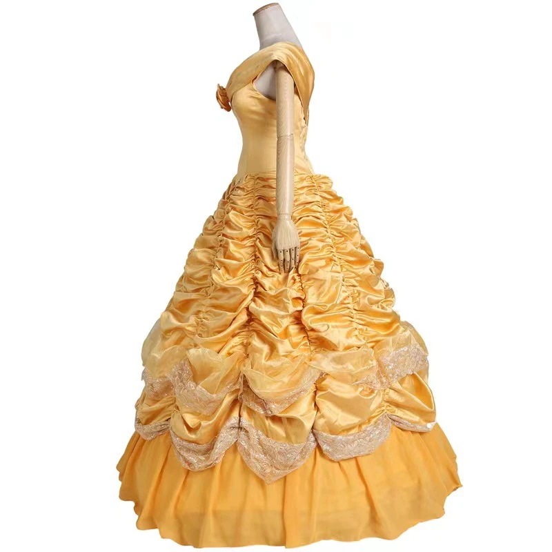 ラ ベル ドレス 衣装 コスプレ 美女と野獣 プリンセス コスチューム 大人 レディース ハロウィン 仮装 成人 コス 衣装 ラ ベル ドレス 衣装 コスプレ 美女と野獣 プリンセス コスチューム 大人 レディース ハロウィン 仮装 成人 コス 衣装
