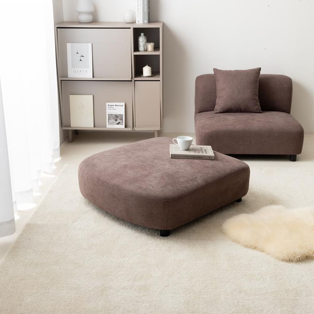 オットマン ソファ 1人掛け フロア オットマン ロー ファブリック 大人かわいい 低め 1P 一人用 クッション付き 単品 オットマン ソファ 1人掛け フロア オットマン ロー ファブリック 大人かわいい 低め 1P 一人用 クッション付き 単品