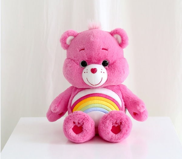 Qoo10] ケアベア クマのぬいぐるみ 27cm, チアベアピ