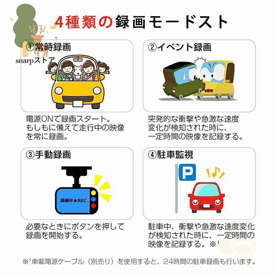 【即納】ドライブレコーダー 前後 360度 ドラレコ ミラー 配線不要 ミラー型 ミラー一体型 分離 170度広角視野 HDR 赤外線暗視 駐車監視 ループ録画 防水防塵 2025