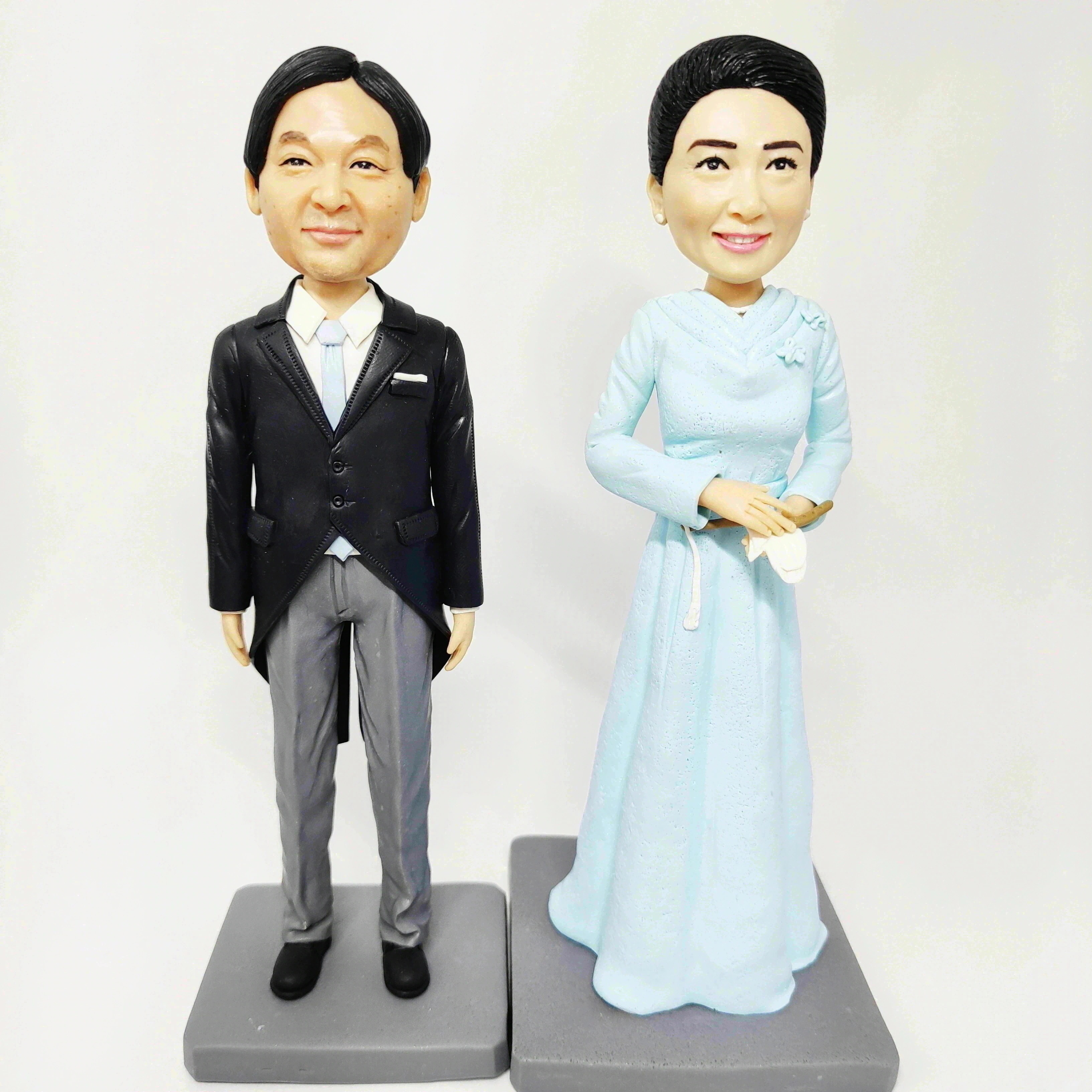 【オーダーメイド】3D肖像画 似顔絵 人形 フィギュア 結婚祝い 周年記念日 カップル 彼氏 彼女 夫婦 両親 贈呈品 記念品