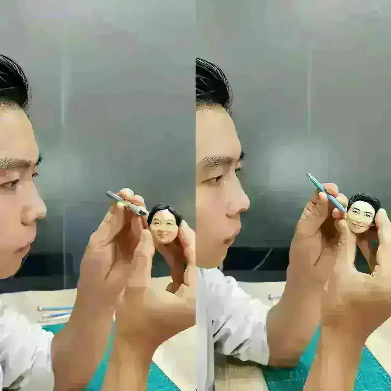 【オーダーメイド】3D肖像画 似顔絵 人形 フィギュア 結婚祝い 周年記念日 カップル 彼氏 彼女 夫婦 両親 贈呈品 記念品