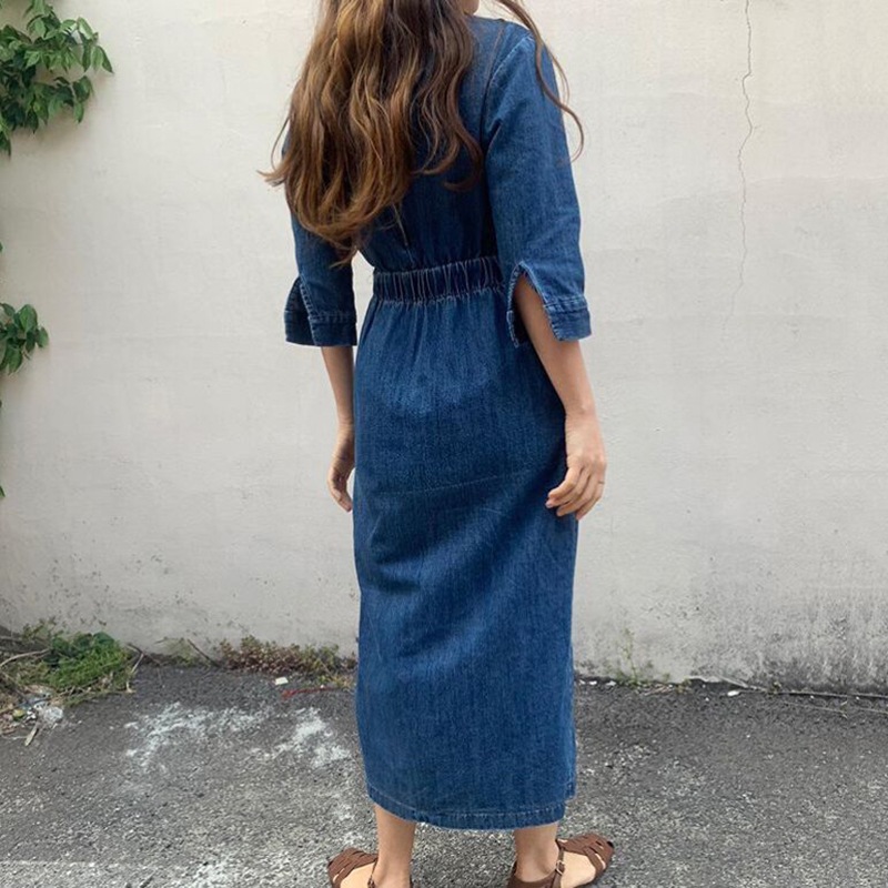 ワンピース デニムワンピース ミモレ ミモレ丈 ロング ロング丈 袖あり 長袖 Uネック ラウンドネック ウエストマーク スリット ハイウエスト デニム ブルーデニム かわいい 大人可愛い きれいめ ワンピース デニムワンピース ミモレ ミモレ丈 ロング ロング丈 袖あり 長袖 Uネック ラウンドネック ウエストマーク スリット ハイウエスト デニム ブルーデニム かわいい 大人可愛い きれいめ