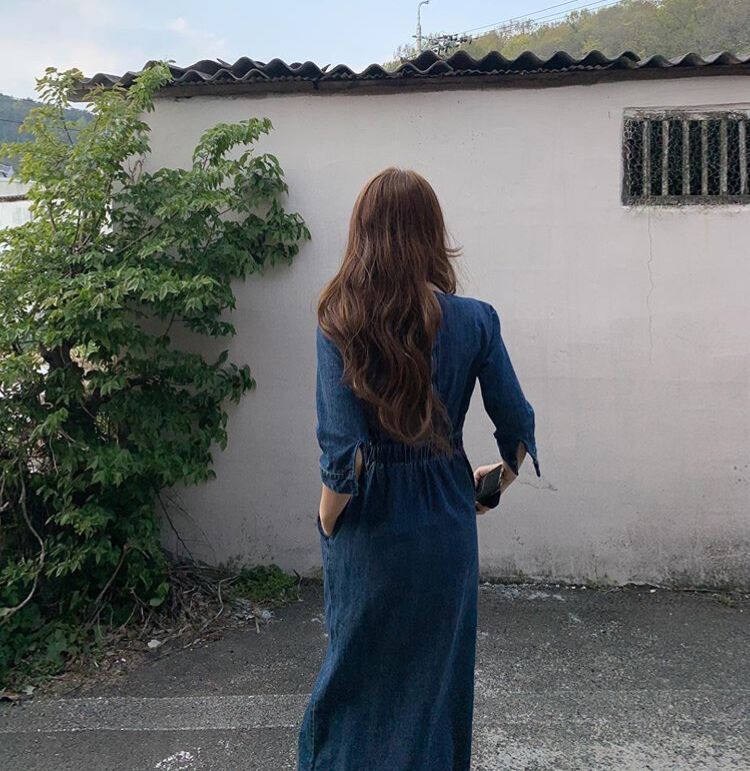 ワンピース デニムワンピース ミモレ ミモレ丈 ロング ロング丈 袖あり 長袖 Uネック ラウンドネック ウエストマーク スリット ハイウエスト デニム ブルーデニム かわいい 大人可愛い きれいめ ワンピース デニムワンピース ミモレ ミモレ丈 ロング ロング丈 袖あり 長袖 Uネック ラウンドネック ウエストマーク スリット ハイウエスト デニム ブルーデニム かわいい 大人可愛い きれいめ