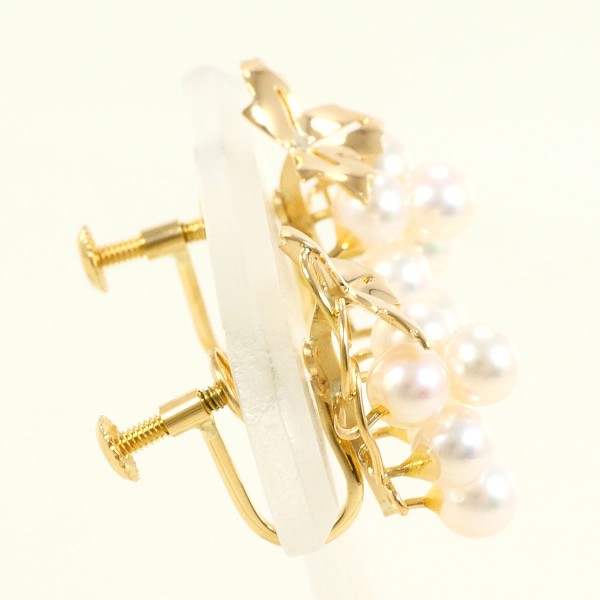 K18 18金 YG イエローゴールド イヤリング パール (真珠) ジュエリー 中古 K18 18金 YG イエローゴールド イヤリング パール (真珠) ジュエリー 中古