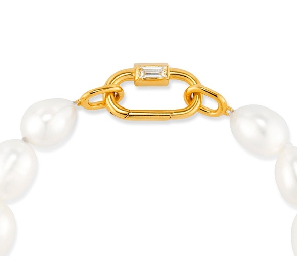 【HYERES LOR】22FW★ Silver Baroque PearlBracelet 10mm(20cm) HYERES LOR】22FW☆ Silver Baroque PearlBracelet 10mm(20cm