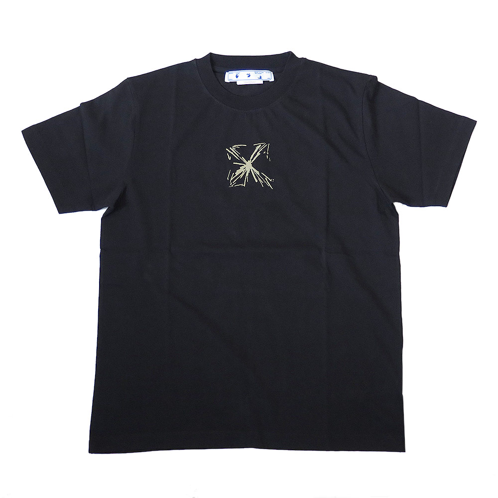 Tシャツ 半袖 メンズ OMAA027S23JER005 トップス スプラッシュ アロー ロゴ Tシャツ 半袖 メンズ OMAA027S23JER005 トップス スプラッシュ アロー ロゴ