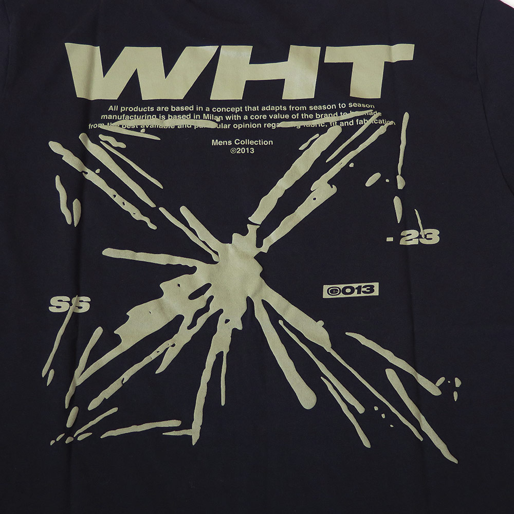 Tシャツ 半袖 メンズ OMAA027S23JER005 トップス スプラッシュ アロー ロゴ Tシャツ 半袖 メンズ OMAA027S23JER005 トップス スプラッシュ アロー ロゴ