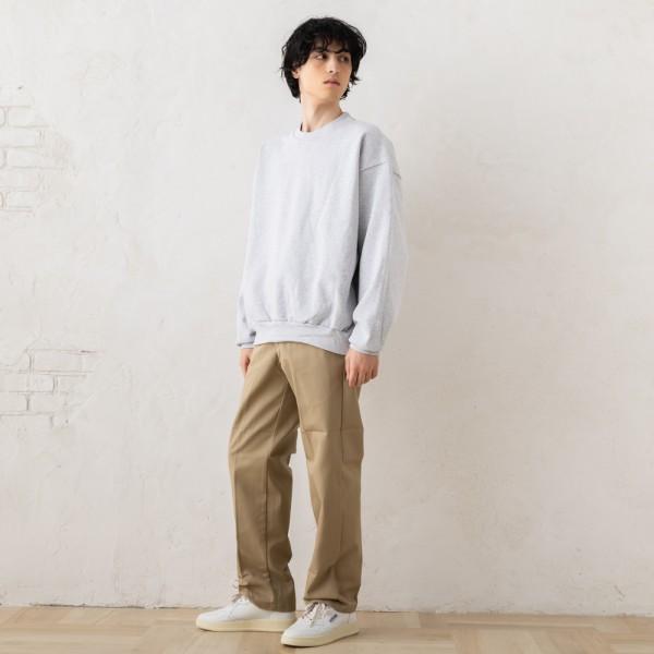 スウェット 14オンス ヘビーフリースクルーネック グレー メンズ LOS ANGELS APPAREL HF-07 スウェット 14オンス ヘビーフリースクルーネック グレー メンズ LOS ANGELS APPAREL HF-07