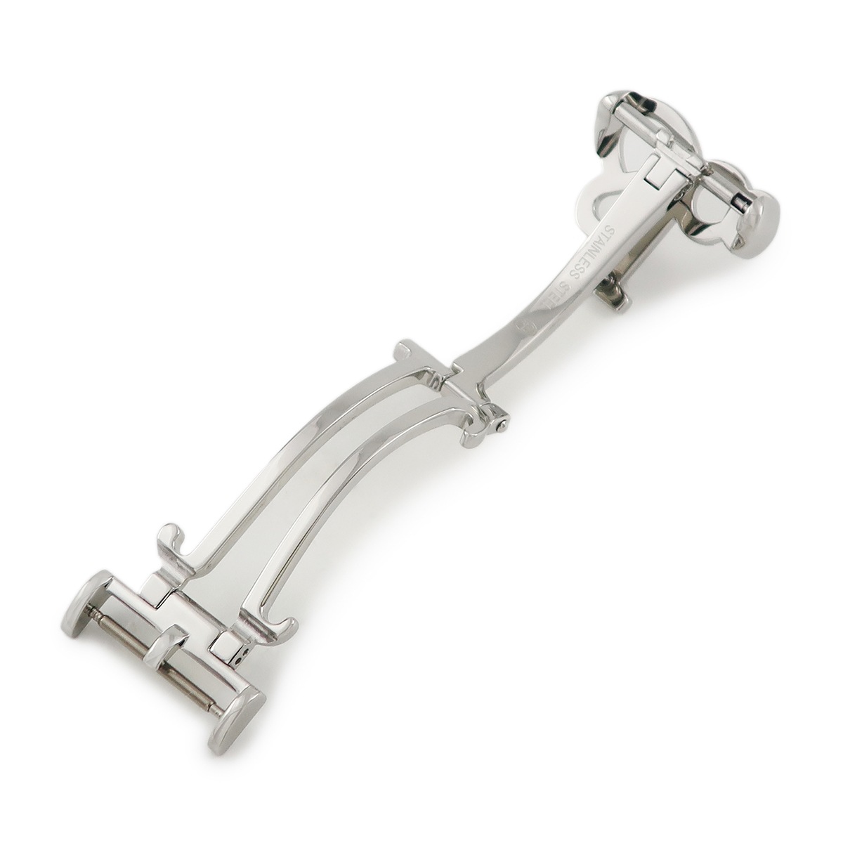 メンズ 純正 バックル パーツ 替え SS 18mm幅対応 シルバー 3年保証 メンズ 純正 バックル パーツ 替え SS 18mm幅対応 シルバー 3年保証