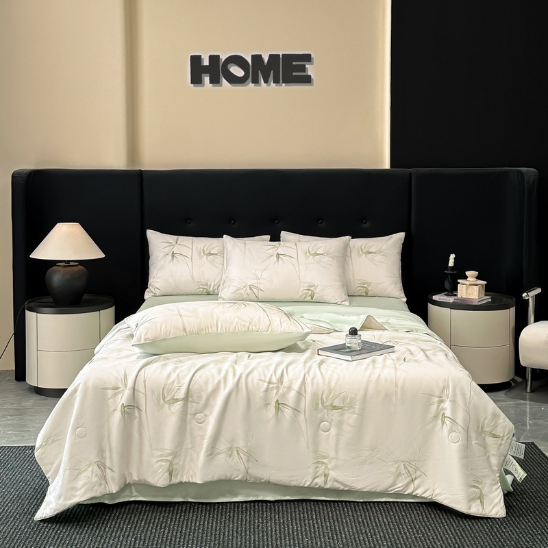 リーゼルテニスサマーキルト4ピースセットシンプルベッドシートスタイル夏の夏クールキルトエアコンキルト リーゼルテニスサマーキルト4ピースセットシンプルベッドシートスタイル夏の夏クールキルトエアコンキルト