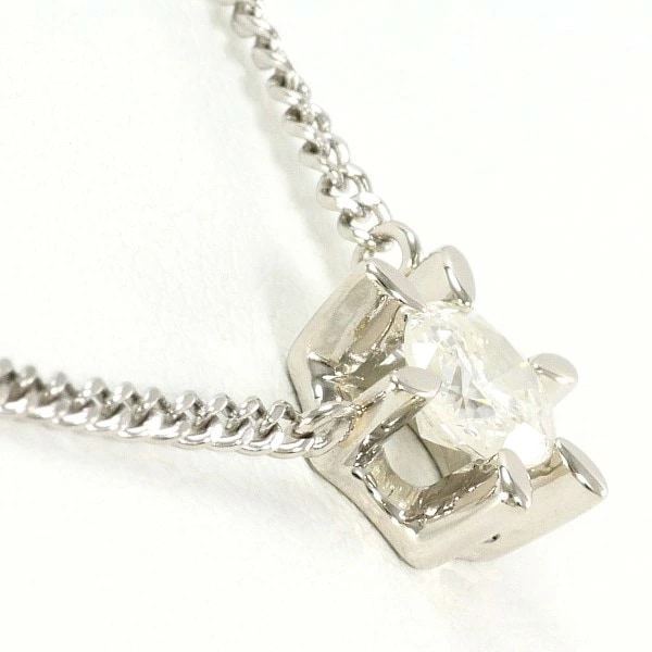 PT900 プラチナ PT850 ネックレス ダイヤ 0.46 鑑定書 ジュエリー 中古 PT900 プラチナ PT850 ネックレス ダイヤ 0.46 鑑定書 ジュエリー 中古