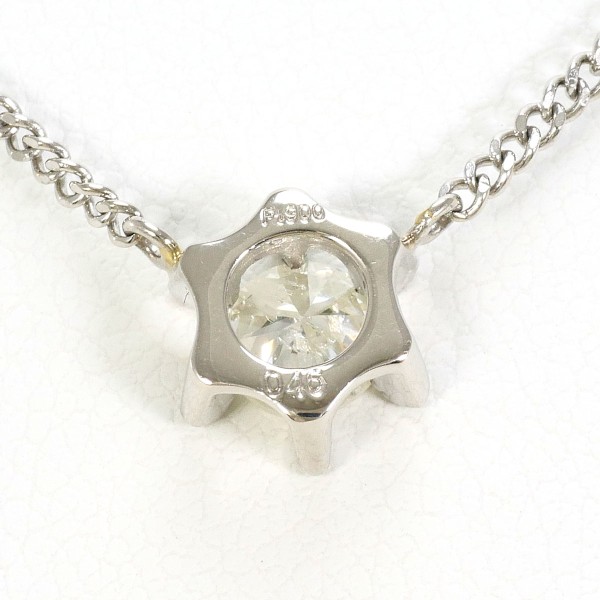 PT900 プラチナ PT850 ネックレス ダイヤ 0.46 鑑定書 ジュエリー 中古 PT900 プラチナ PT850 ネックレス ダイヤ 0.46 鑑定書 ジュエリー 中古