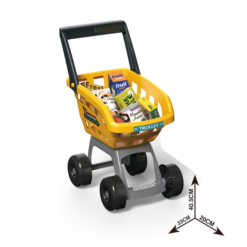 子供用シミュレーションスーパーマーケットショッピングカートレジ冷蔵庫スプレースキャンスワイプカードプレイハウススーパーマーケットおもちゃ- 65pcs/有償スキャナーレジカード機冷蔵庫用スプレー(