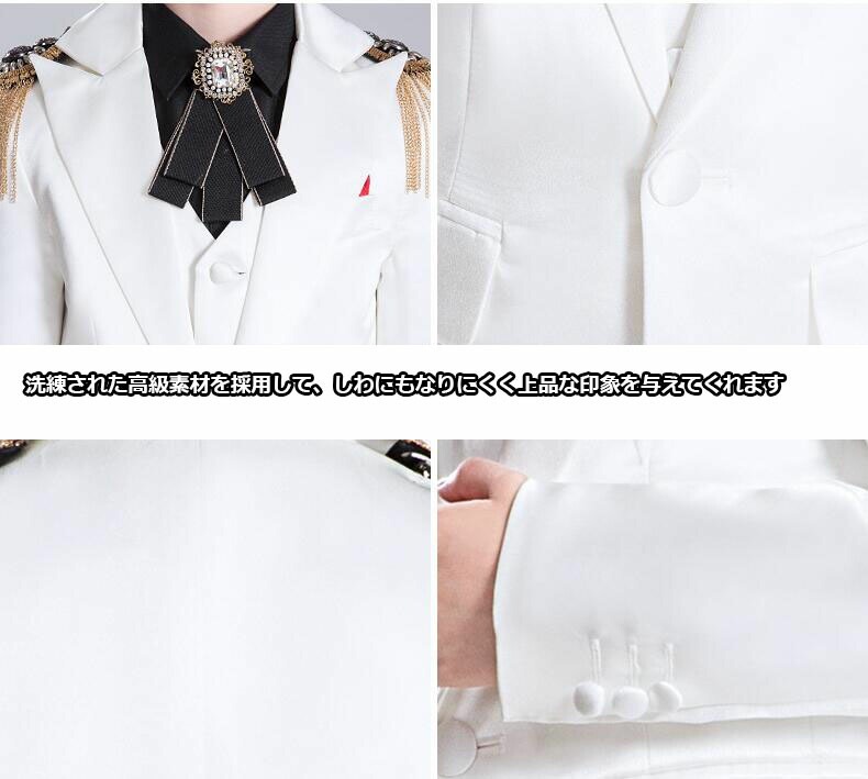 新品早く買いに来て 上品 子供スーツ お手頃価格６点セットアップ ジャケット+シャツ+ベスト＋ズボン+蝶ネクタイ+けんしょう 七五三 子供服 ドレスコート 入学式 男の子スーツ 出演 キッズ カジュ