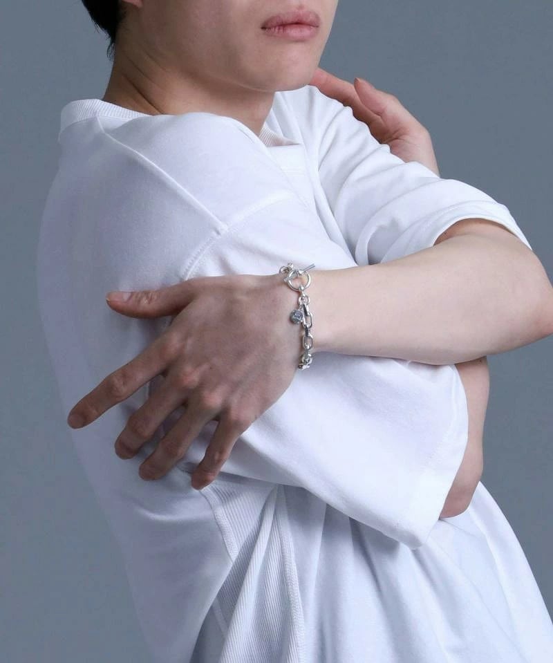 ブレスレット メンズ サイドカット チェーン ブレスレット LH-1BR092