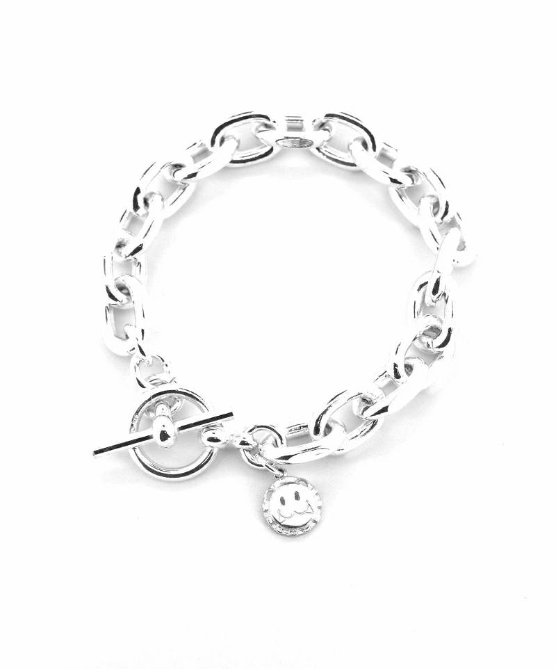 ブレスレット メンズ サイドカット チェーン ブレスレット LH-1BR092