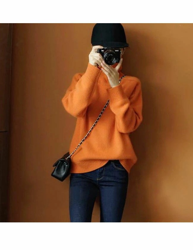 【短納期】ニット レディース ニットセーター ハイネック セーター 無地 あったか ウール混 ニット シンプル ハイネックニット オフィス ニットトップス プルオーバー OL通勤 お洒落 グリーン ベ