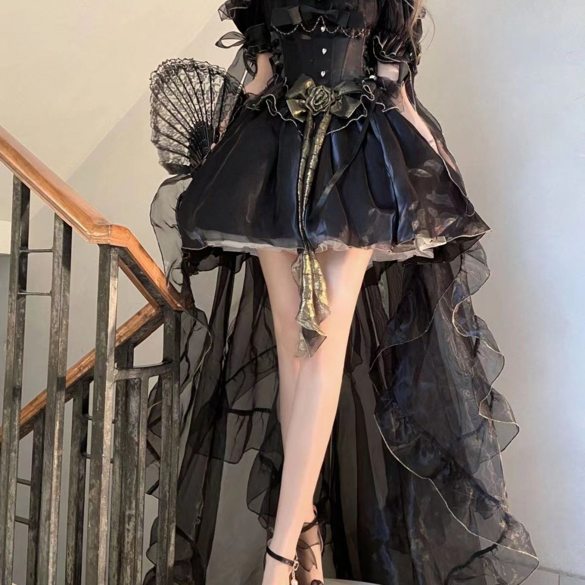 ニャーフルーツ真夏の夢メッシュ妖精スカート プリンセススカート