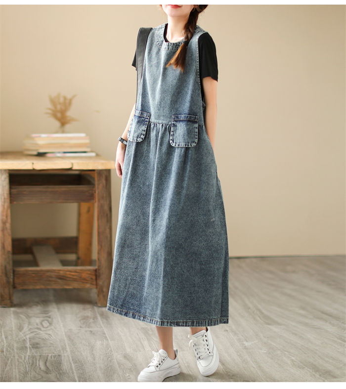 ワンピース レディース ロング ワンピース ロングワンピース ノースリーブ ワンピ デニムワンピース デニム ワンピース 無地 aライン 体型カバー ゆったり ゆるっとワンピース シンプル ロングワ ワンピース レディース ロング ワンピース ロングワンピース ノースリーブ ワンピ デニムワンピース デニム ワンピース 無地 aライン 体型カバー ゆったり ゆるっとワンピース シンプル ロングワ
