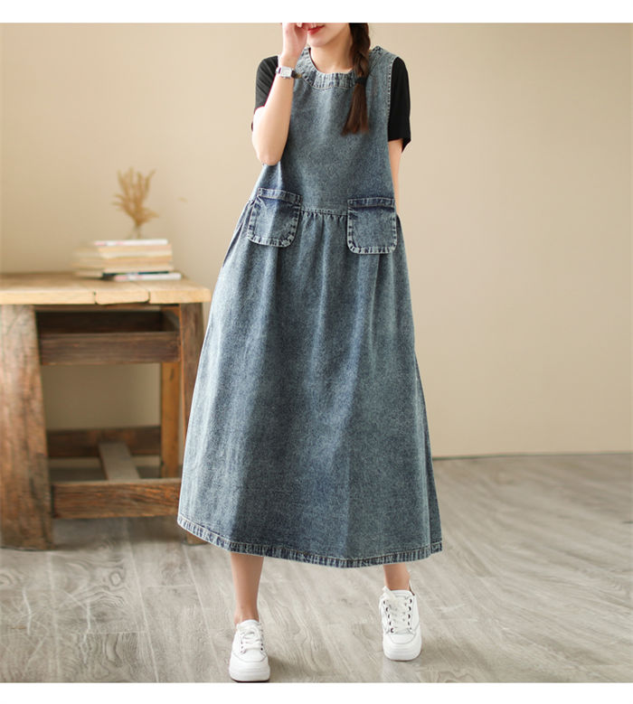 ワンピース レディース ロング ワンピース ロングワンピース ノースリーブ ワンピ デニムワンピース デニム ワンピース 無地 aライン 体型カバー ゆったり ゆるっとワンピース シンプル ロングワ ワンピース レディース ロング ワンピース ロングワンピース ノースリーブ ワンピ デニムワンピース デニム ワンピース 無地 aライン 体型カバー ゆったり ゆるっとワンピース シンプル ロングワ