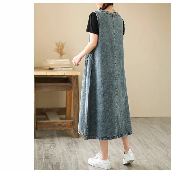 ワンピース レディース ロング ワンピース ロングワンピース ノースリーブ ワンピ デニムワンピース デニム ワンピース 無地 aライン 体型カバー ゆったり ゆるっとワンピース シンプル ロングワ ワンピース レディース ロング ワンピース ロングワンピース ノースリーブ ワンピ デニムワンピース デニム ワンピース 無地 aライン 体型カバー ゆったり ゆるっとワンピース シンプル ロングワ