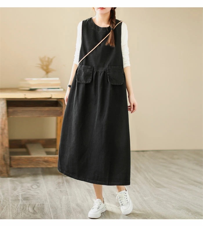 ワンピース レディース ロング ワンピース ロングワンピース ノースリーブ ワンピ デニムワンピース デニム ワンピース 無地 aライン 体型カバー ゆったり ゆるっとワンピース シンプル ロングワ ワンピース レディース ロング ワンピース ロングワンピース ノースリーブ ワンピ デニムワンピース デニム ワンピース 無地 aライン 体型カバー ゆったり ゆるっとワンピース シンプル ロングワ