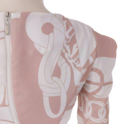 キャバドレス ナイトドレス ミニドレス セットアップ ツーピース カシュクール 五分袖 サテン ラグジュアリー チェーン柄 レディース グラシア キャバドレス ナイトドレス ミニドレス セットアップ ツーピース カシュクール 五分袖 サテン ラグジュアリー チェーン柄 レディース グラシア