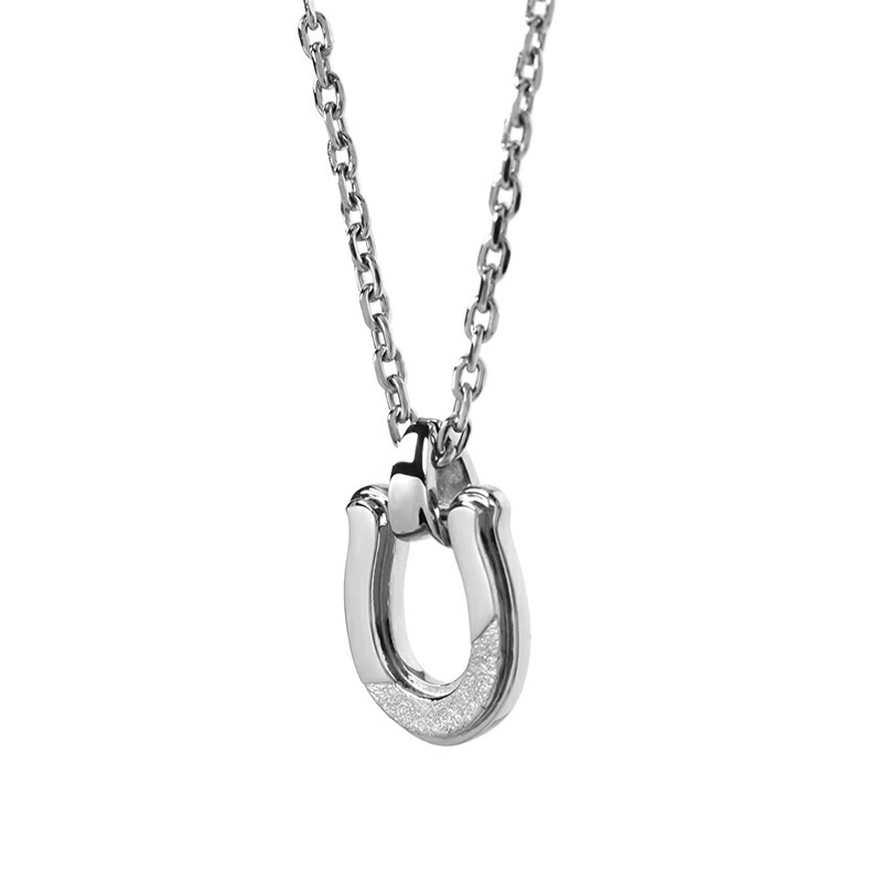 LH-1 SAND ホースシューネックレス サージカルステンレス316L 金属アレルギー対応 03NE062ASV ステンレスネックレス メンズ 人気 LH-1 SAND ホースシューネックレス サージカルステンレス316L 金属アレルギー対応 03NE062ASV ステンレスネックレス メンズ 人気