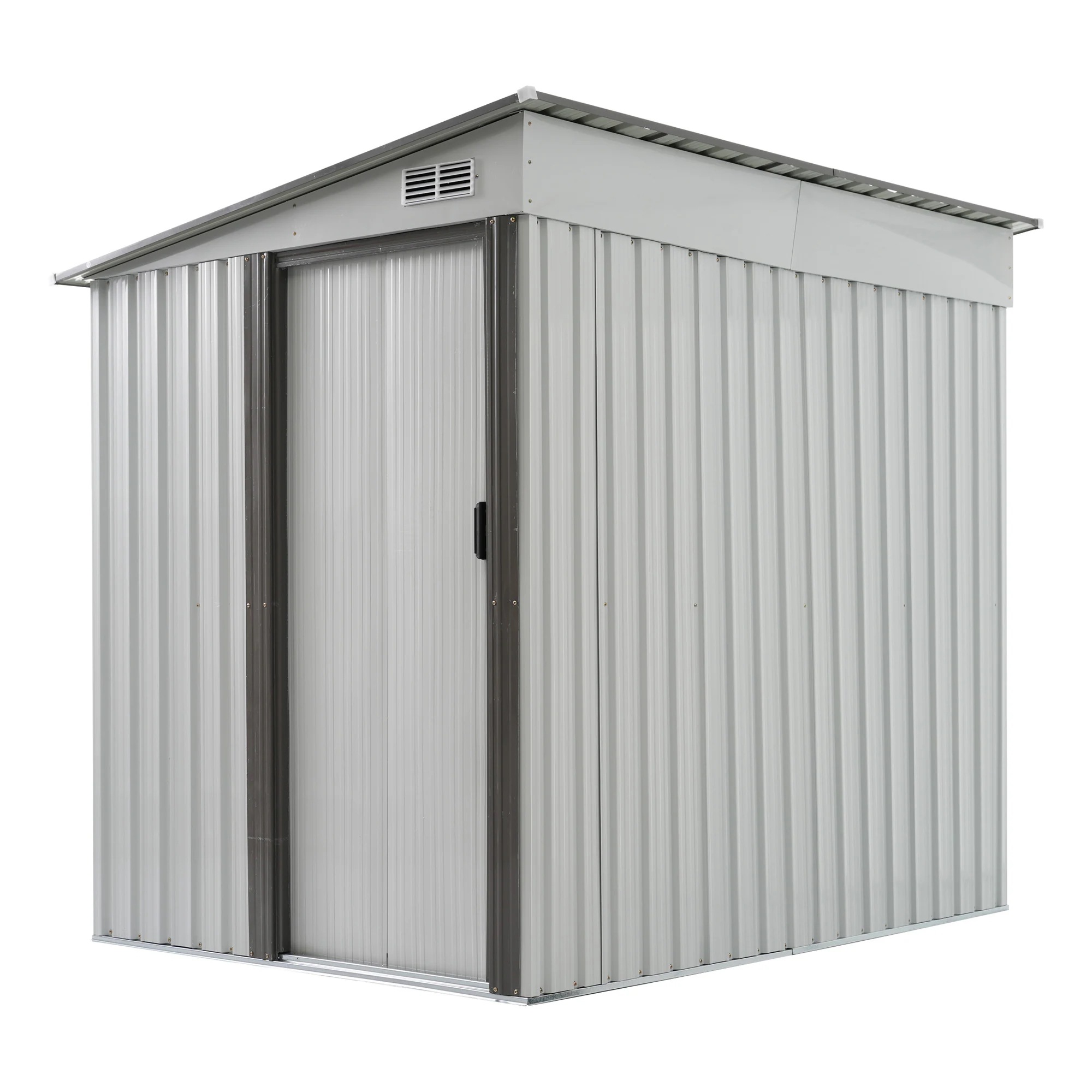 1861【可動棚付き】物置 屋外 スチール 倉庫 戸外収納庫 幅153*奥行き206*高181 可動棚付き 物置き おしゃれ 大型 収納庫 屋外物置 防さび ベランダ 防水 ドア 引戸 スチール物置 1861【可動棚付き】物置 屋外 スチール 倉庫 戸外収納庫 幅153*奥行き206*高181 可動棚付き 物置き おしゃれ 大型 収納庫 屋外物置 防さび ベランダ 防水 ドア 引戸 スチール物置